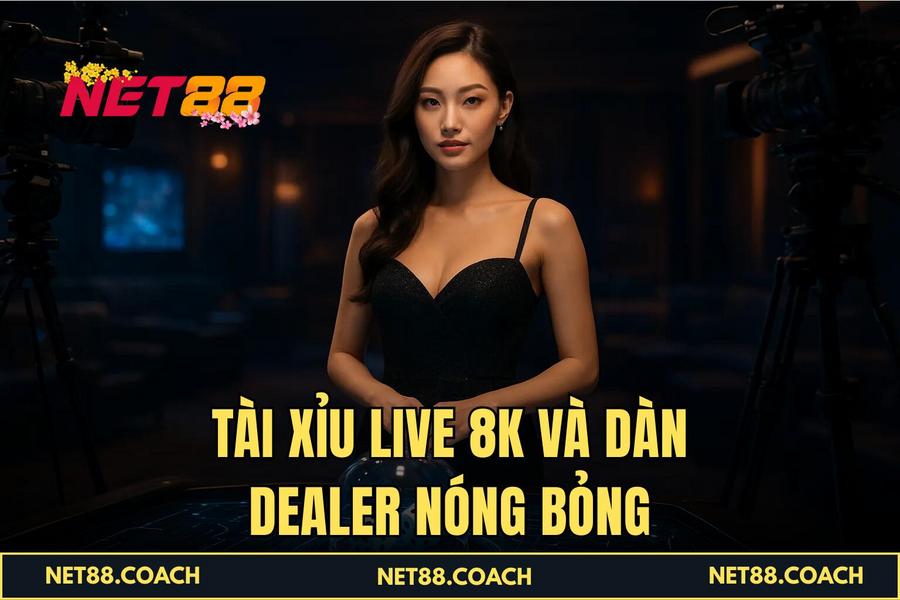 Tài Xỉu Live 8K và dàn Dealer nóng bỏng